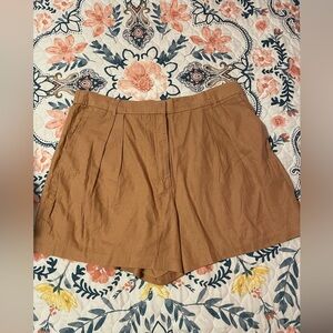 NWOT Abercrombie & Fitch Paperbag Tan Shorts Size XL